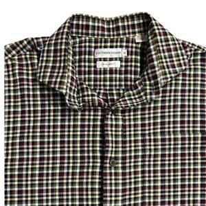 Southern Proper‎ Men’s M Multicolor Tattersall Check Button Down Tailored Shirt